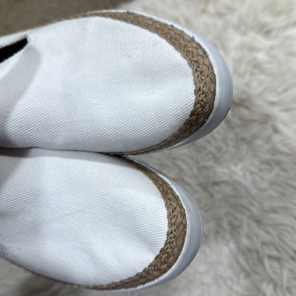 REEF‎ Women’s Cushion Sunrise White Canvas Platform Espadrilles Size 6 - Picture 9 of 12